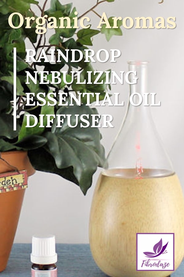 The Raindrop Nebulizing Essential Oil Diffuser by Organic Aromas