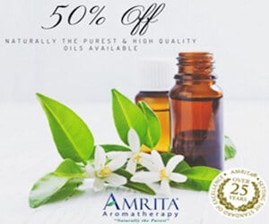 Amrita Aromatherapy 50% off